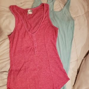 Set of two tank tops both size small